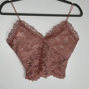 Lace crop top